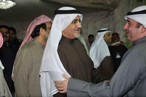 خليل عبدالله مستقبلا احد المباركين