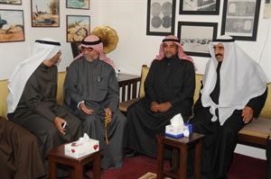 مبارك العرف وطاهر الفيلكاوي وسعد البوص وناصر المري
