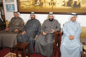 محمد البراك وسعدون حماد ودعلي العمير ومعادل الخرافي
