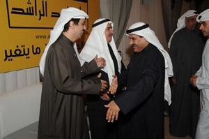 احمد العبيد يبارك لعلي الراشد
