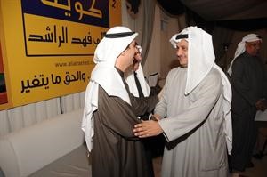 لؤي الخرافي يبارك لعلي الراشد
