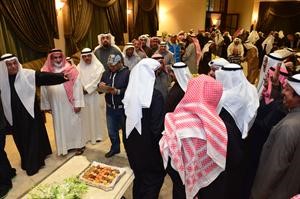 جانب من الحضور خلال حفل الاستقبال