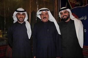 عبدالله المعيوف ونجلاه فواز وخالد﻿