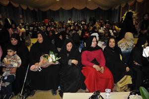 جانب من الحاضرات خلال الاستقبال﻿