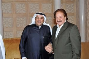 الصانع وتهنئة من محمد المنصور﻿