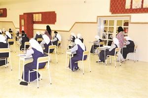 صورة ارشيفية لامتحانات المرحلة الثانوية
