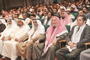 حضور حاشد في المهرجان الخطابي	سعود سالم﻿