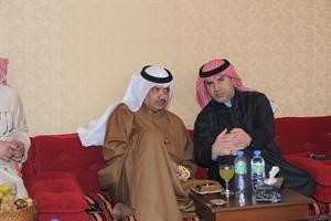 عبدالله التميمي خلال حفل الغداء﻿