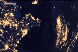 بالفيديو.. تقنية جديدة عالية الدقة.. ناسا تكشف عن فيديو بديع للأرض كما تظهر من الفضاء ليلاً