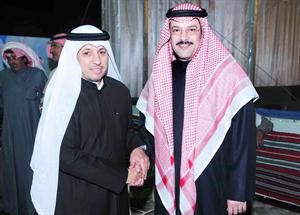 مؤيد الخلف مستقبلا النائب مشاري الحسيني﻿