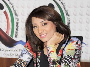 الفنانة القطرية فاطمة الشروقي﻿
