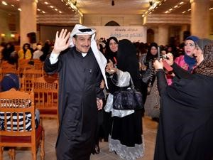 كامل العوضي اثناء دخوله موقع الاحتفال﻿