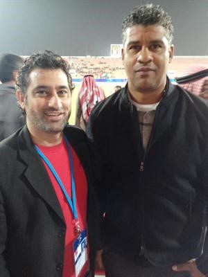 فرانك رايكارد والزميل سمير بوسعد﻿