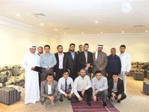 الوفد الطاجيكي لدى زيارته جمعية بشائر الخير﻿