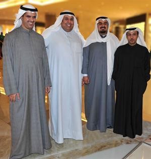 مشعل الفهد وفهد العبدالجليل وعبدالعزيز العنجري وعبدالله الملا
