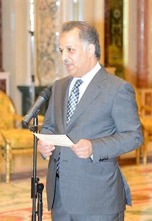 محمد الهيفي خلال اداء اليمين