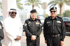 اللواء خليل الشمالي والعقيد حمد المبارك واحد المشاركين﻿