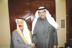 جواد بوخمسين مهنئا الشيخ سلمان الحمود﻿