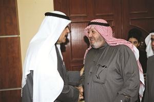 الزميل فيصل القناعي مهنئا﻿