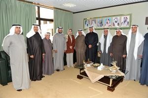 ذكرى الرشيدي مع وكيل الشؤون وعدد من قيادات الوزارة	متين غوزال﻿