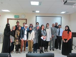لقطة تذكارية من حفل التكريم
