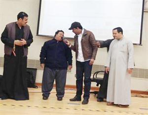 جانب من الاحتفال باليوم العربي للمعاقين﻿
