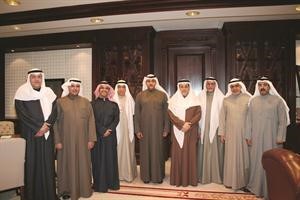 مسالم الاذينة مستقبلا عددا من قياديي السكنية وموظفيها ﻿