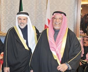 الشيخ علي الجراح مهنئا
