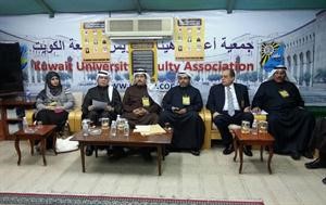 دعواد الظفيري ودبدر الكندري ودعلي بومجداد ودعواد الغريبة خلال اللقاء﻿