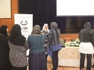جانب من انشطة حملة كان في مدرسة هدية الثانوية للبنات