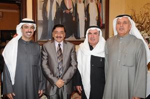 عبدالله الرومي يبارك لعلي الراشد رئاسة مجلس الامة

