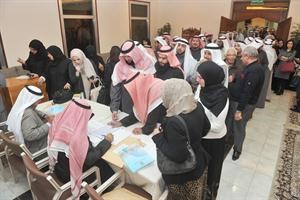 اقبال على التصويت في انتخابات الجمعية﻿
