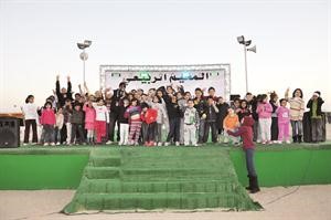 جانب من افتتاح المخيم الربيعي﻿
