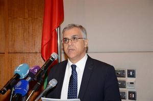 دقاسم صالح يلقي كلمته في اللقاء﻿