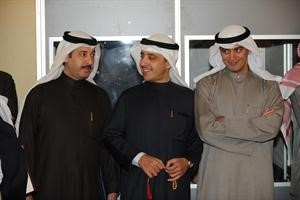 الشيخ احمد ناصر المحمد مع الحضور في المؤتمر﻿