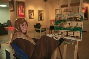 الفنانة زهرة اعتضاد السلطنة﻿