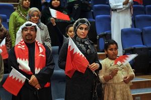 عدد من الحضور في الاحتفال﻿