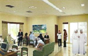صالة خدمة العملاء بمقر الشركة
