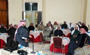 دعطية العلي خلال اللقاء﻿