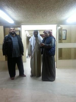 عبدالعزيز عاشور واحمد العمران في مخفر القادسية﻿
