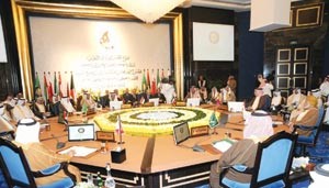 وزراء خارجية دول مجلس التعاون واليمن خلال الاجتماع