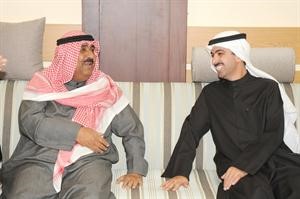 الشيخ مشعل الاحمد وعلي الراشد
