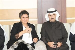 صفاء الهاشم مع الراشد