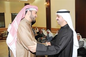 خالد الفضالة يبارك لعلي الراشد