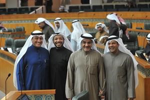 فيصل الكندري وخليل عبدالله وفيصل الدويسان وعسكر العنزي