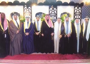 الشيخ محمد الخالد والشيخ احمد مشعل الاحمد ومشبب الجلال وسعد الجلال﻿