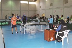 اقبال على مباريات كرة الطاولة
