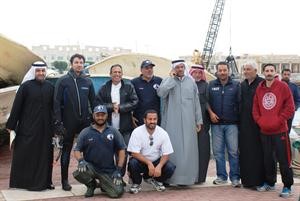 عدد من ممثلي الجهات المشاركة في تنظيف نقعة الشملان﻿