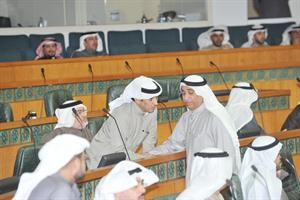 عادل الخرافي ودمشاري الحسيني﻿