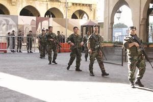 تدابير امنية مشددة وسط بيروت 	محمود الطويل﻿